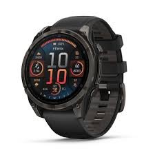 Zegarek Garmin Fenix 8 AMOLED Szkło Szafirowe Tytan Carbon Szary DLC