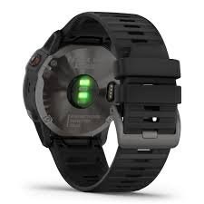Zegarek Garmin Fenix 6X Pro Sapphire Szary z Czarnym Paskiem
